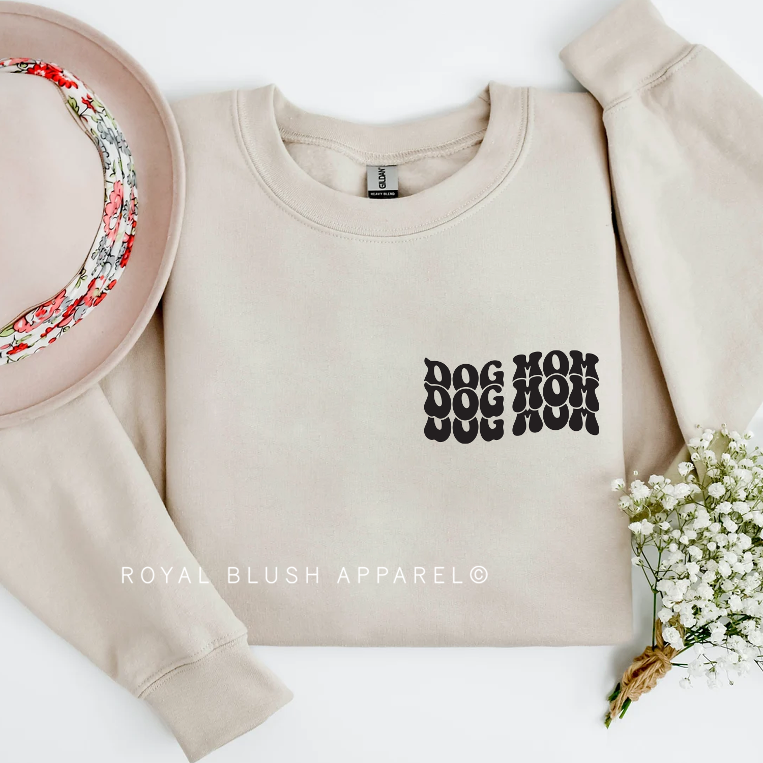 Dog mom crewneck sweatshirt hotsell