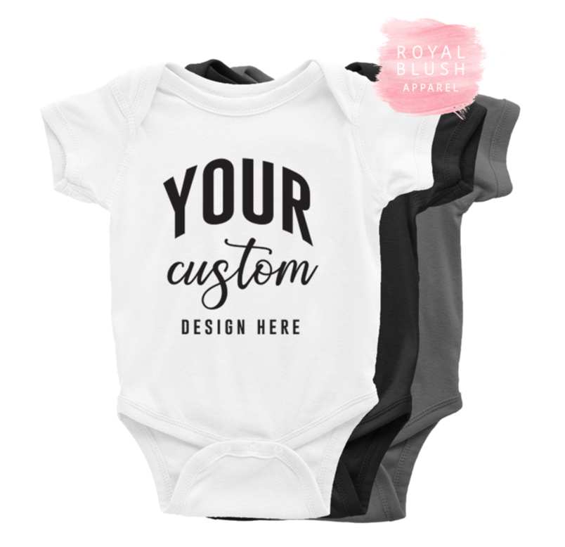 Custom design sales baby onesie