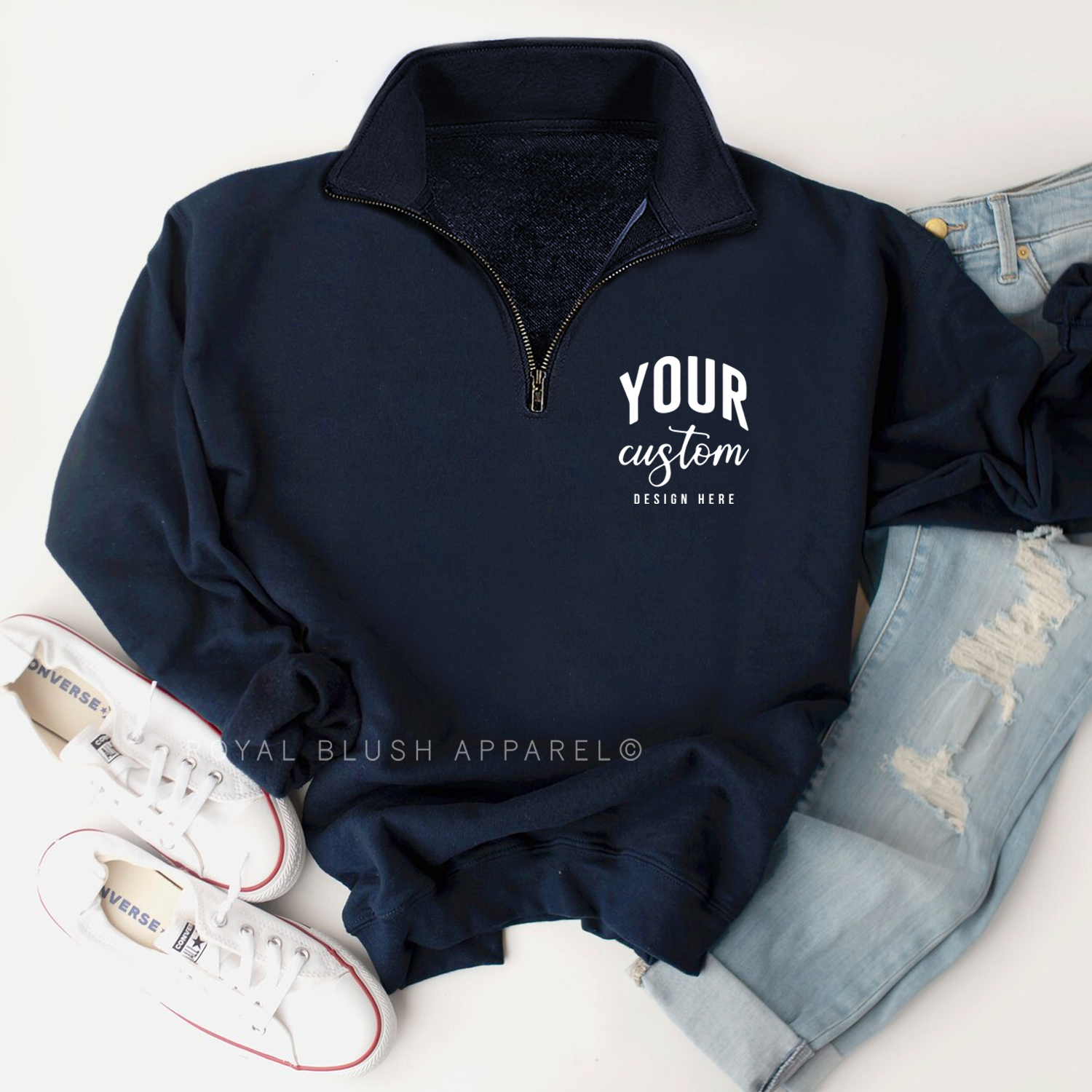 Personalized sale quarter zip