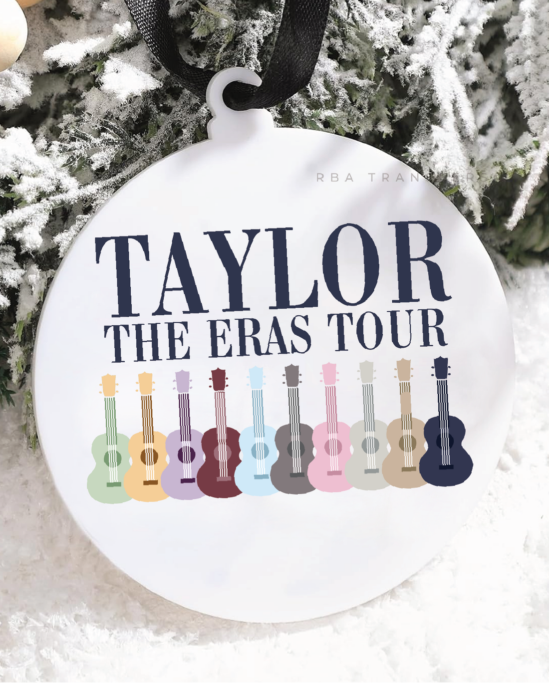 Taylor Swift Guitars Acrylic Ornament