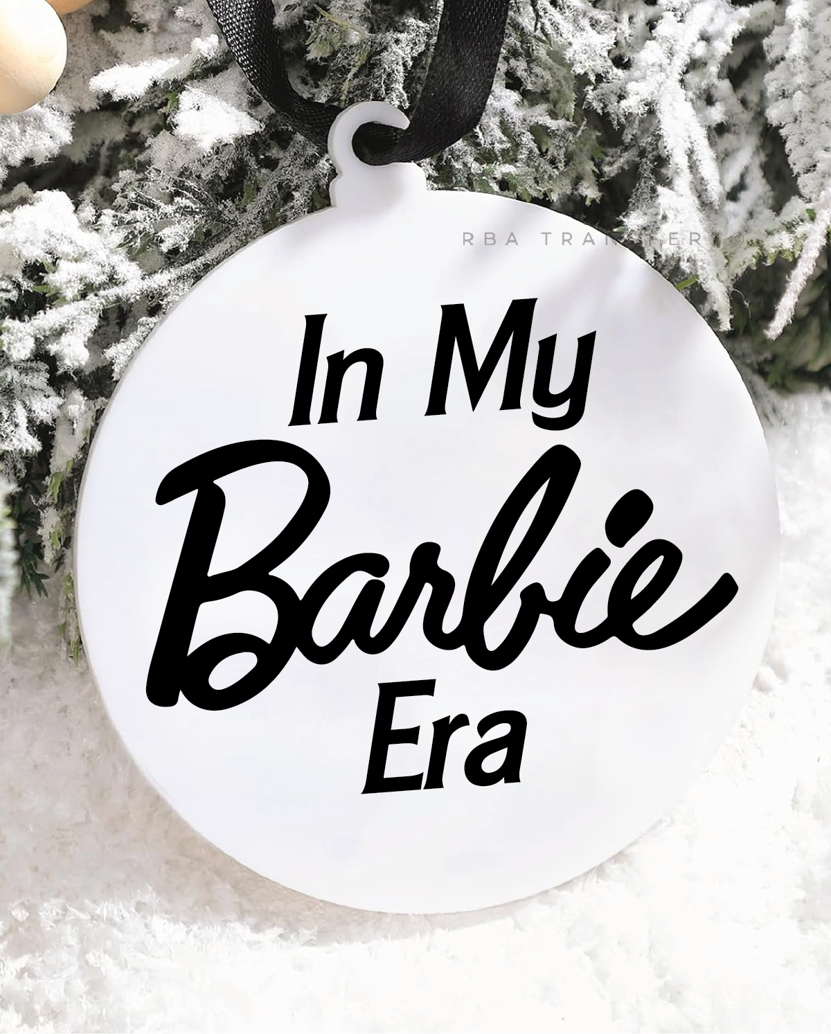 In My Barbie Era Acrylic Ornament