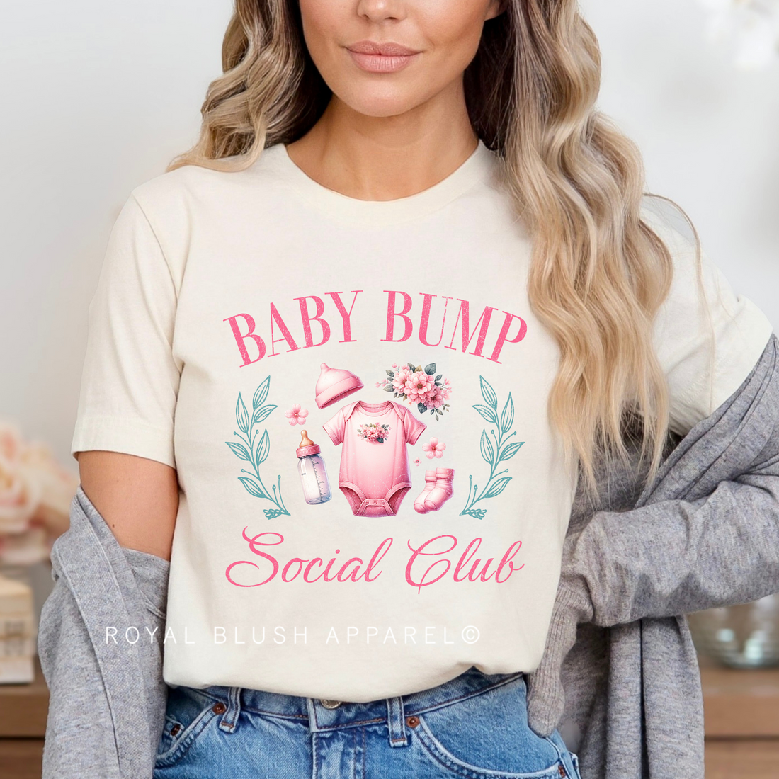 Baby Bump Social Club Relaxed Unisex T-shirt