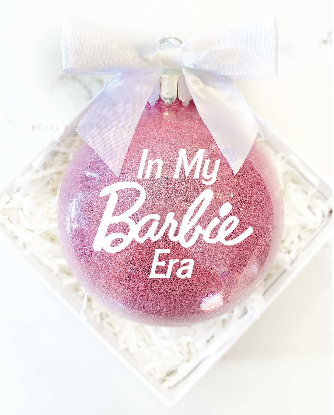 In My Barbie Era Glitter Ornament