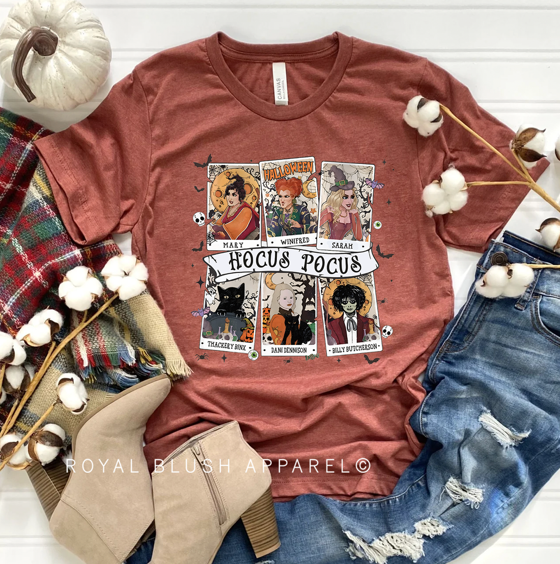 Hocus Pocus Tarot Cards Relaxed Unisex T-shirt