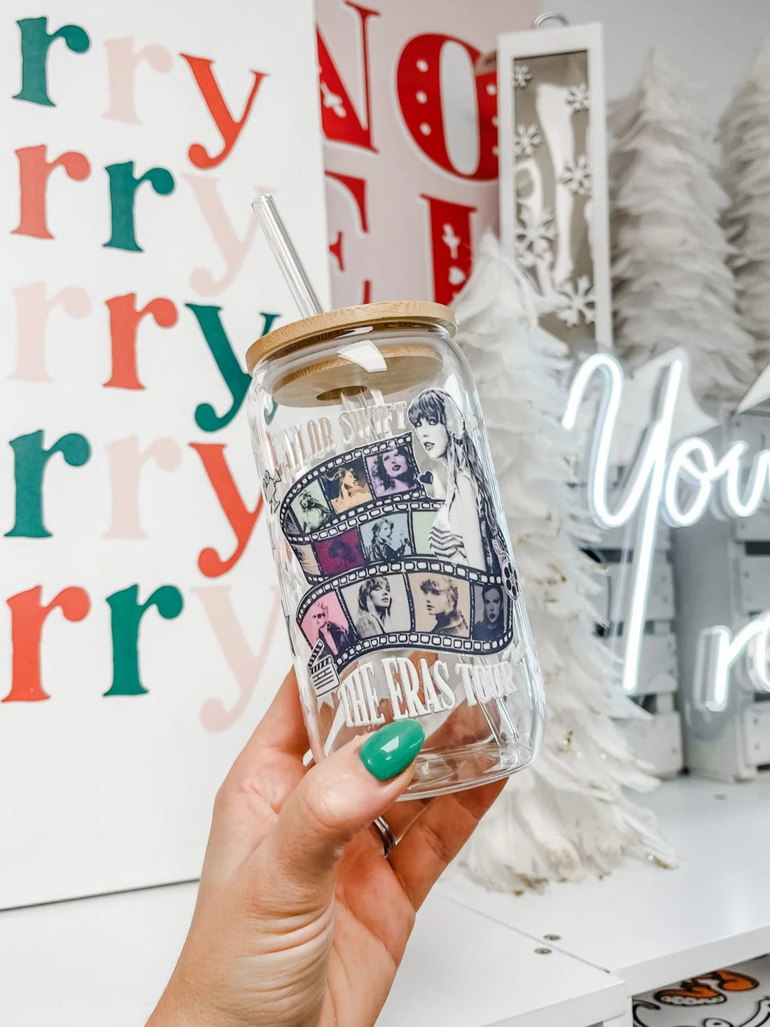 Film Taylor Swift Iced Coffee Glass