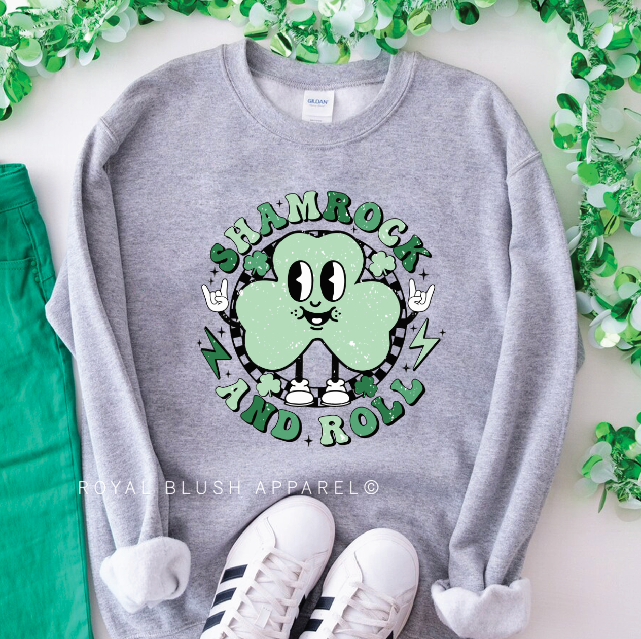 Shamrock And Roll Sweatshirt