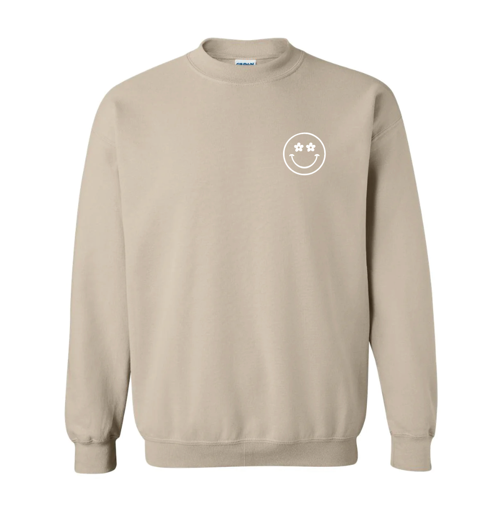 Give Me All The Fizz - XL SAND CREWNECK DEFECTIVE