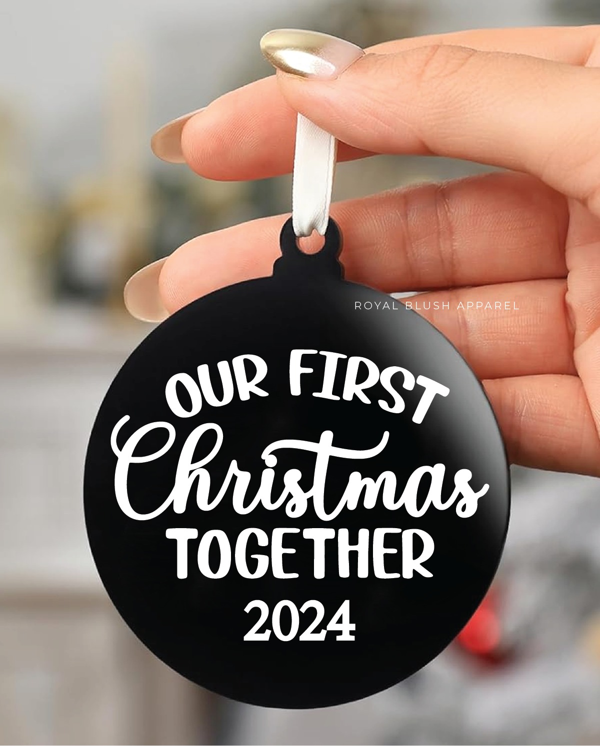 Our First Christmas Together 2024 Acrylic Ornament