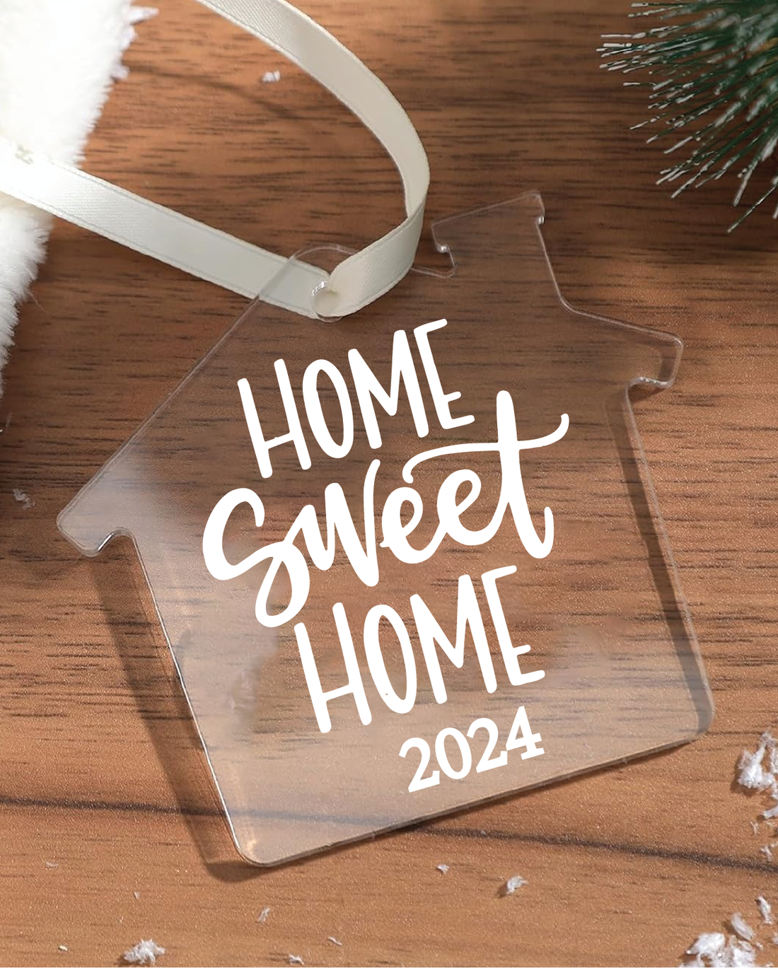 Home Sweet Home 2024 Acrylic House Ornament