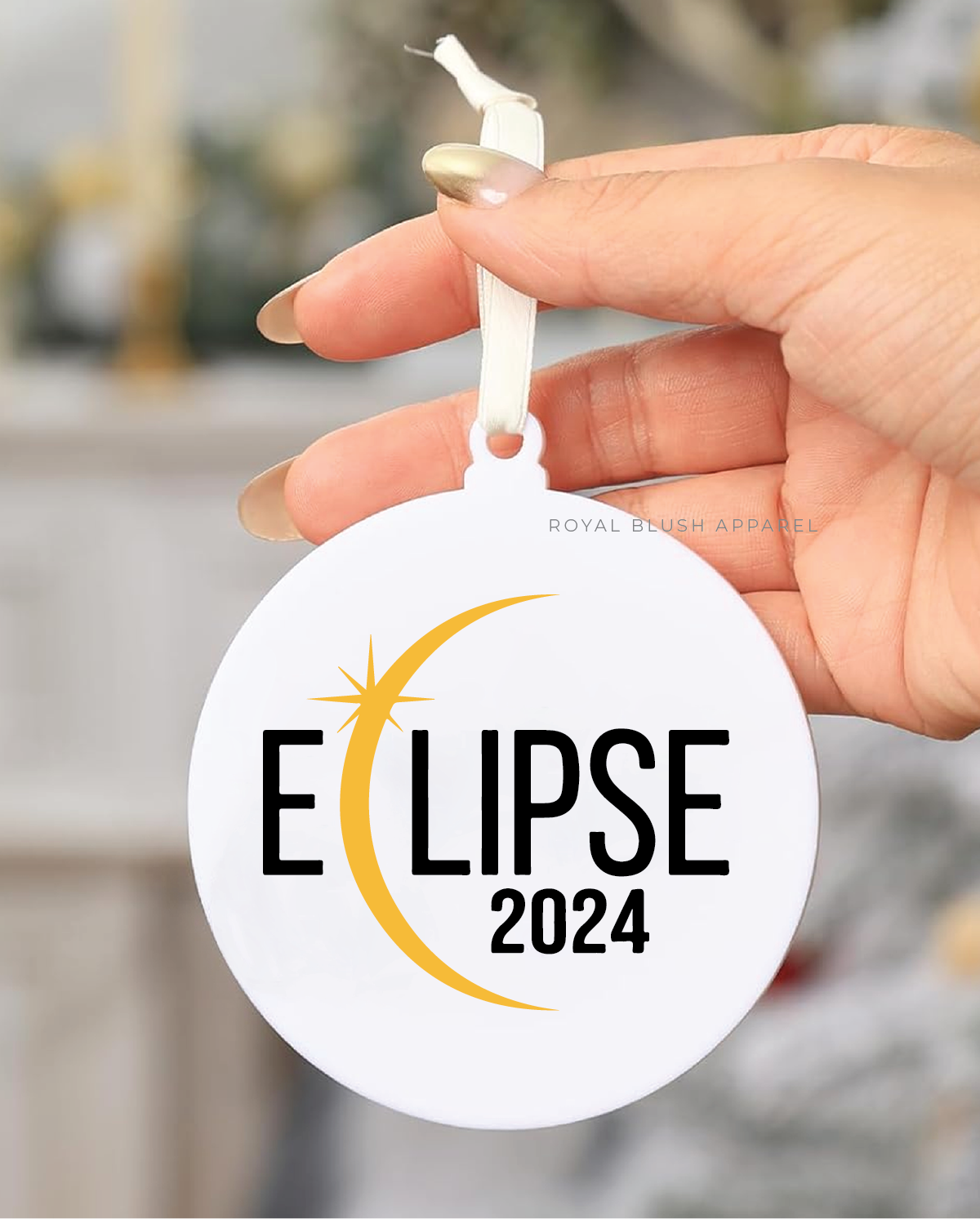 Eclipse 2024 Acrylic Ornament