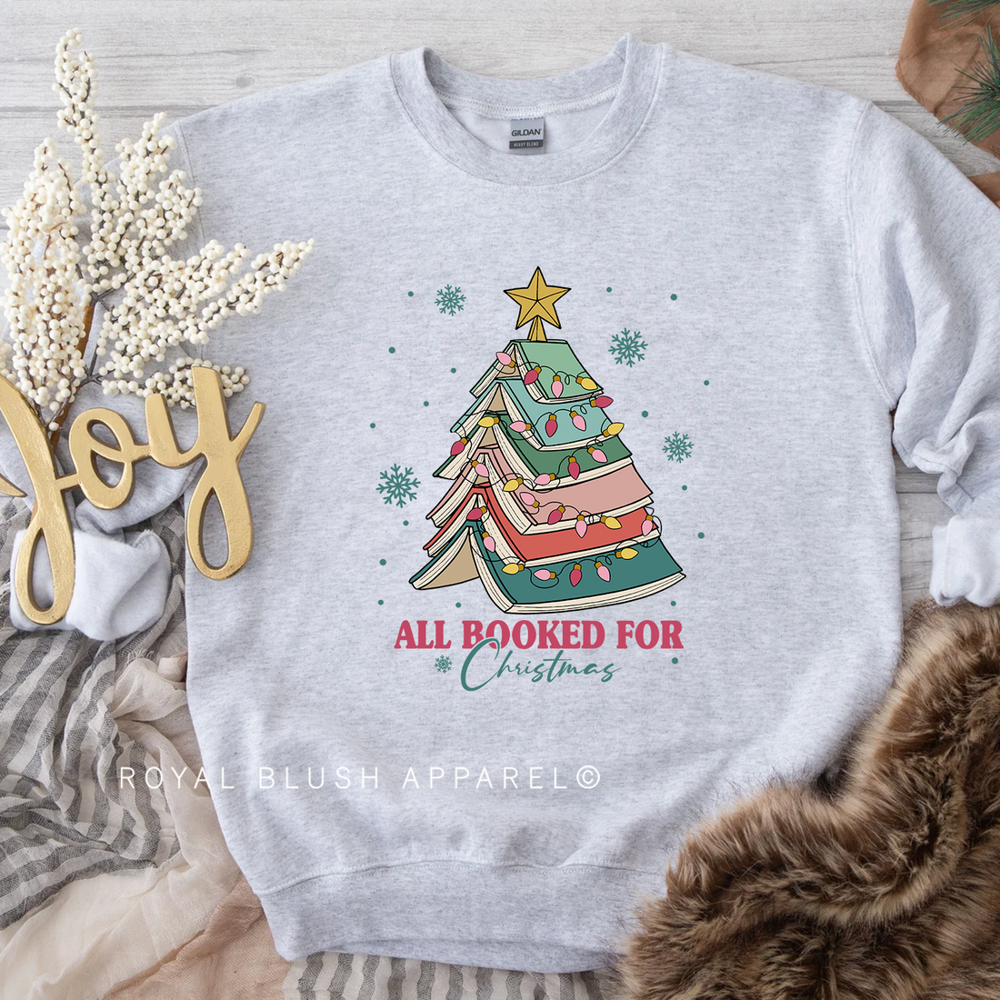 All Booked For Christmas Sweatshirt