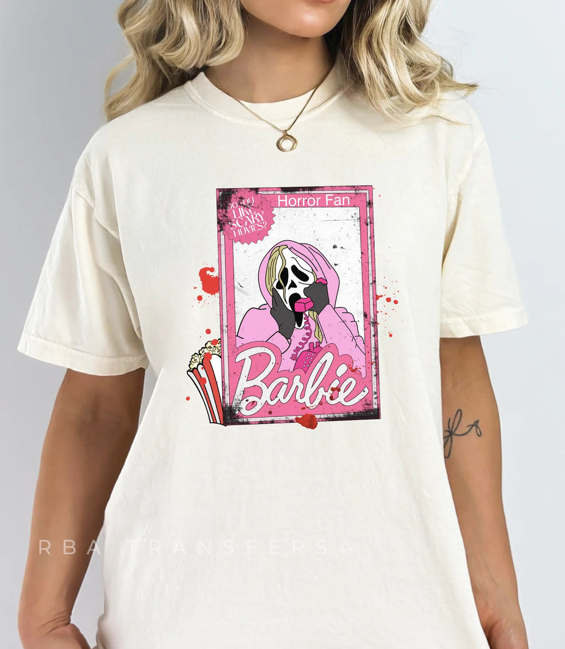 Barbie Scream Face Relaxed Unisex T-shirt