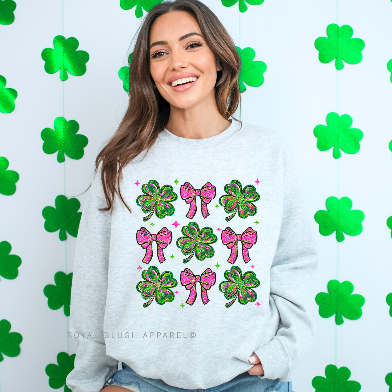 Bows &amp; Shamrocks Sweatshirt