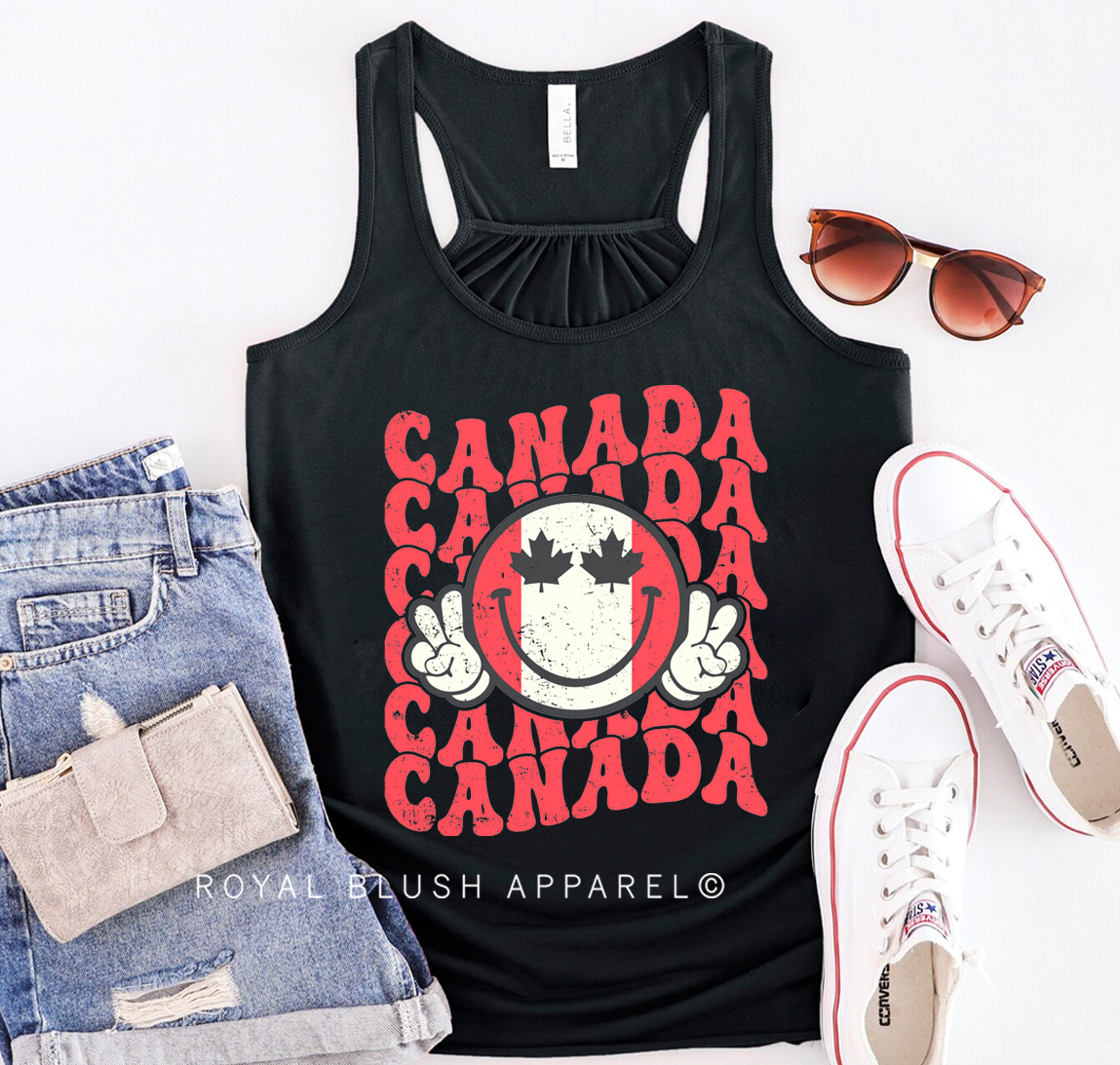 Canada X6 Ladies Flowy Tank