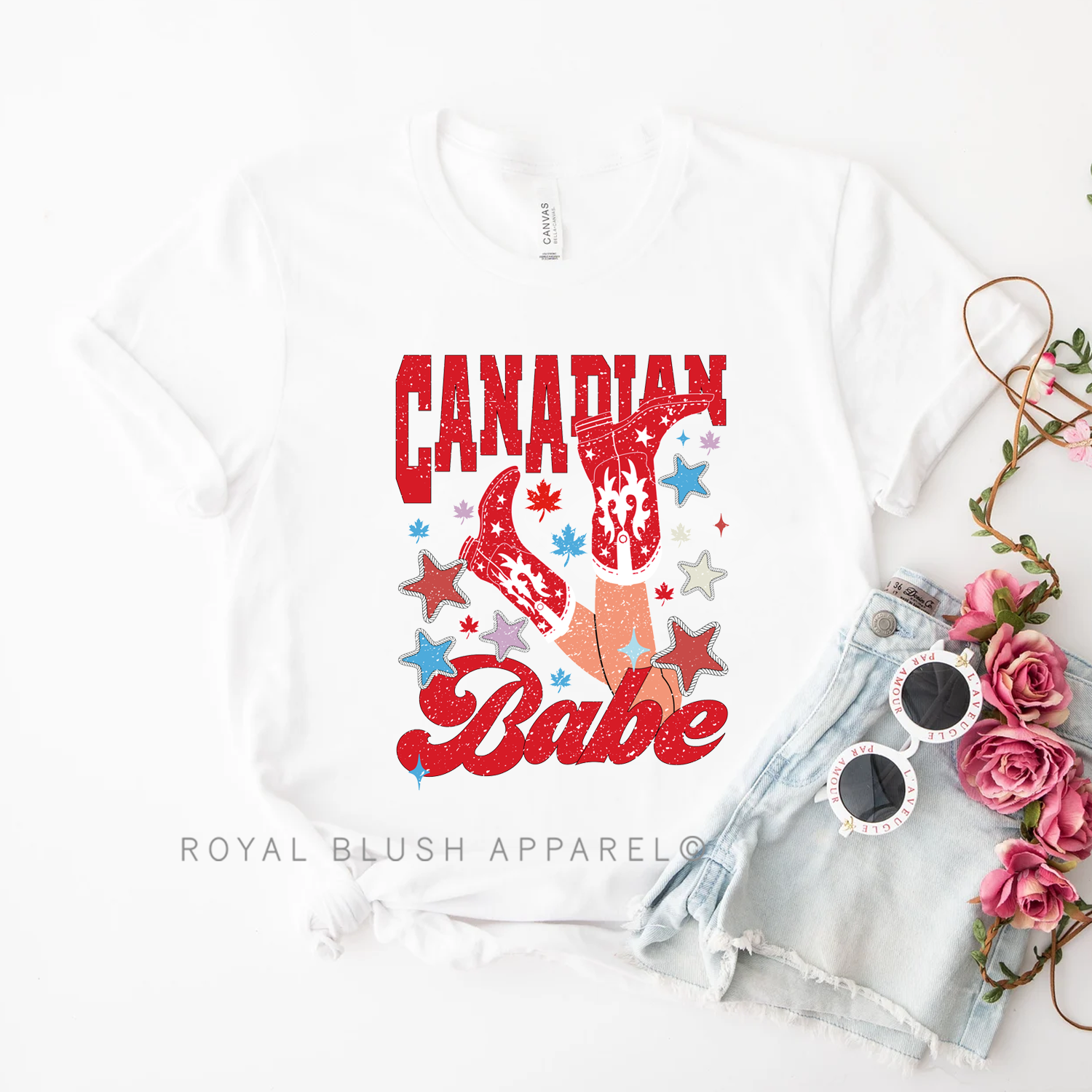 Canadian Babe Relaxed Unisex T-shirt