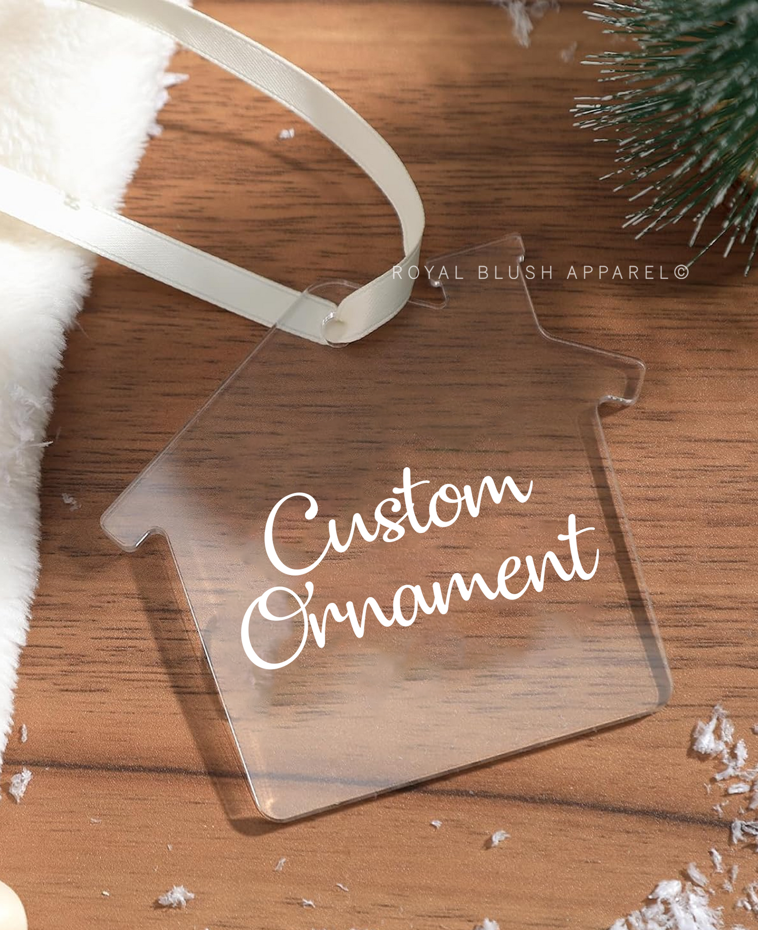 Custom Acrylic House Ornament