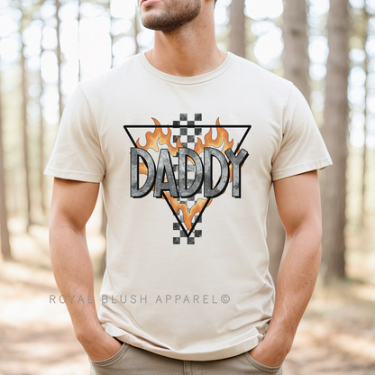 Daddy Fire Relaxed Unisex T-shirt