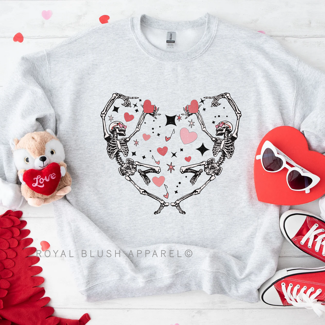 Dancing Skeleton Heart Sweatshirt