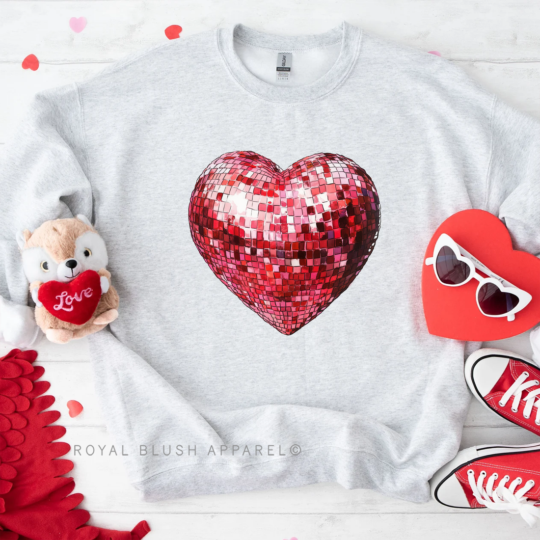 Disco Heart Sweatshirt