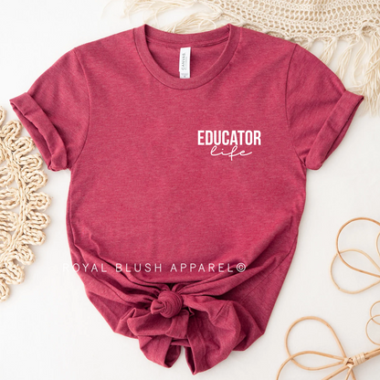 Educator Life Relaxed Unisex T-shirt