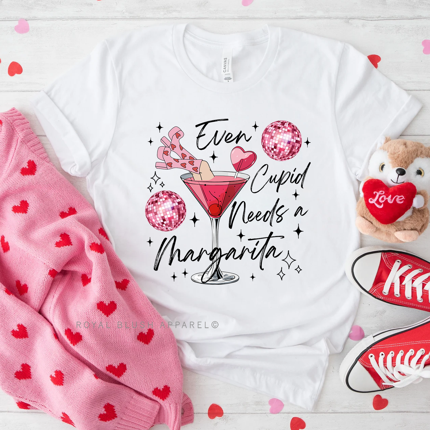 Even Cupid Needs A Margarita Relaxed Unisex T-shirt