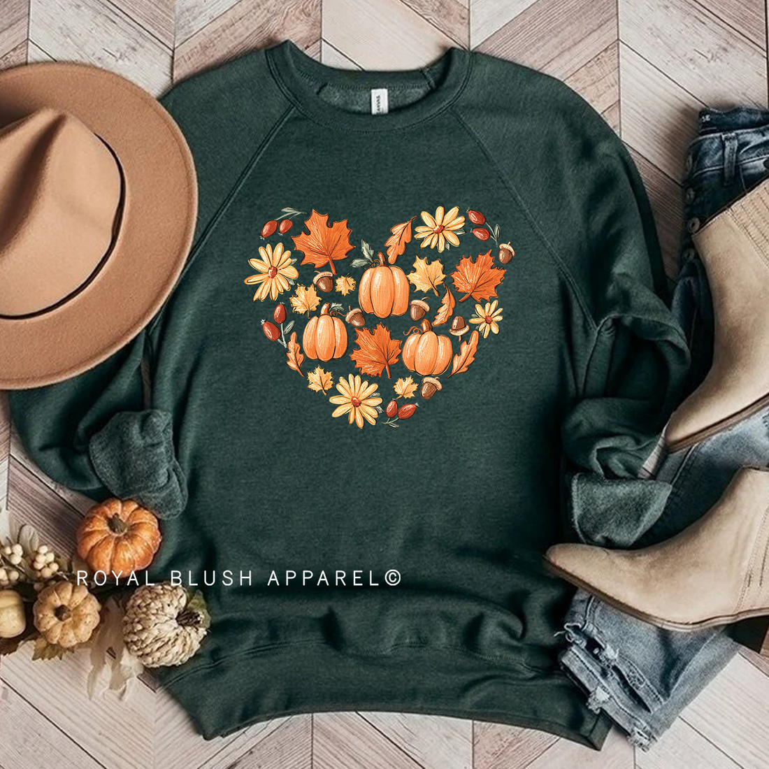 Fall Heart Babe Crewneck