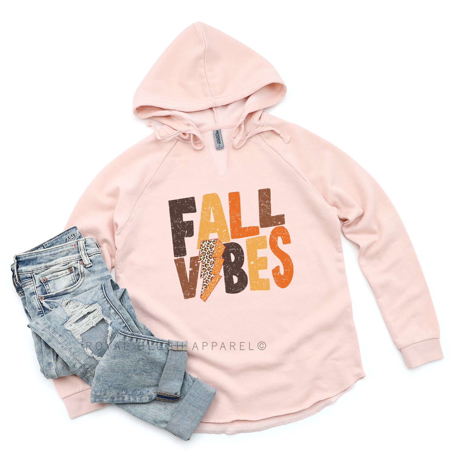 Fall Vibes Leopard Independent Hoodie