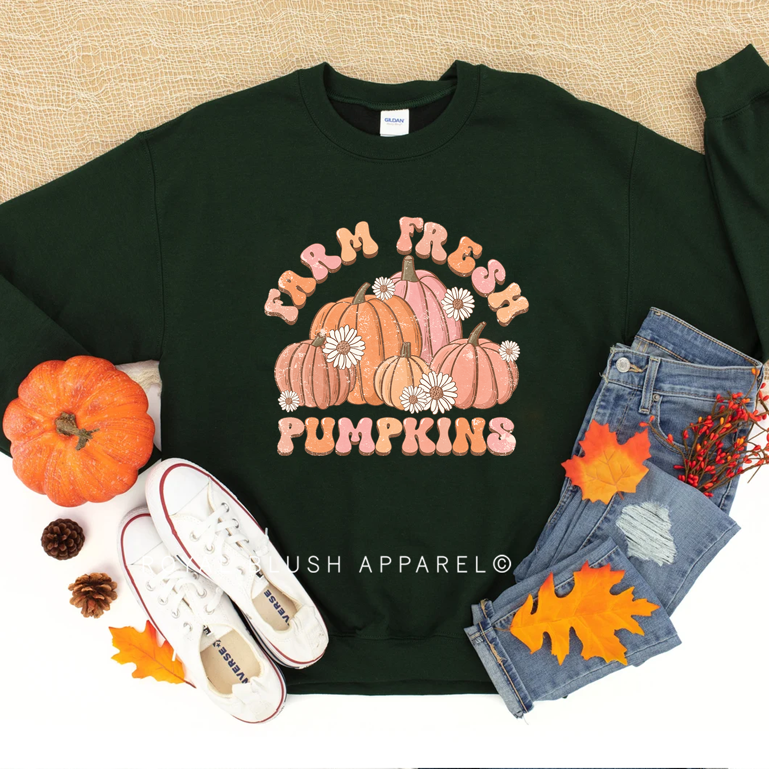 Farm Fresh Pumpkins Sweatshirt