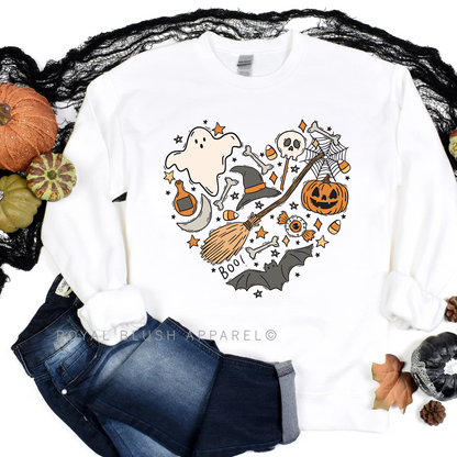 Halloween Heart Sweatshirt