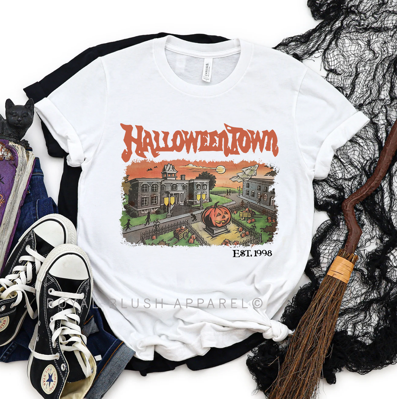 Halloweentown Est 1998 T-shirt unisexe décontracté