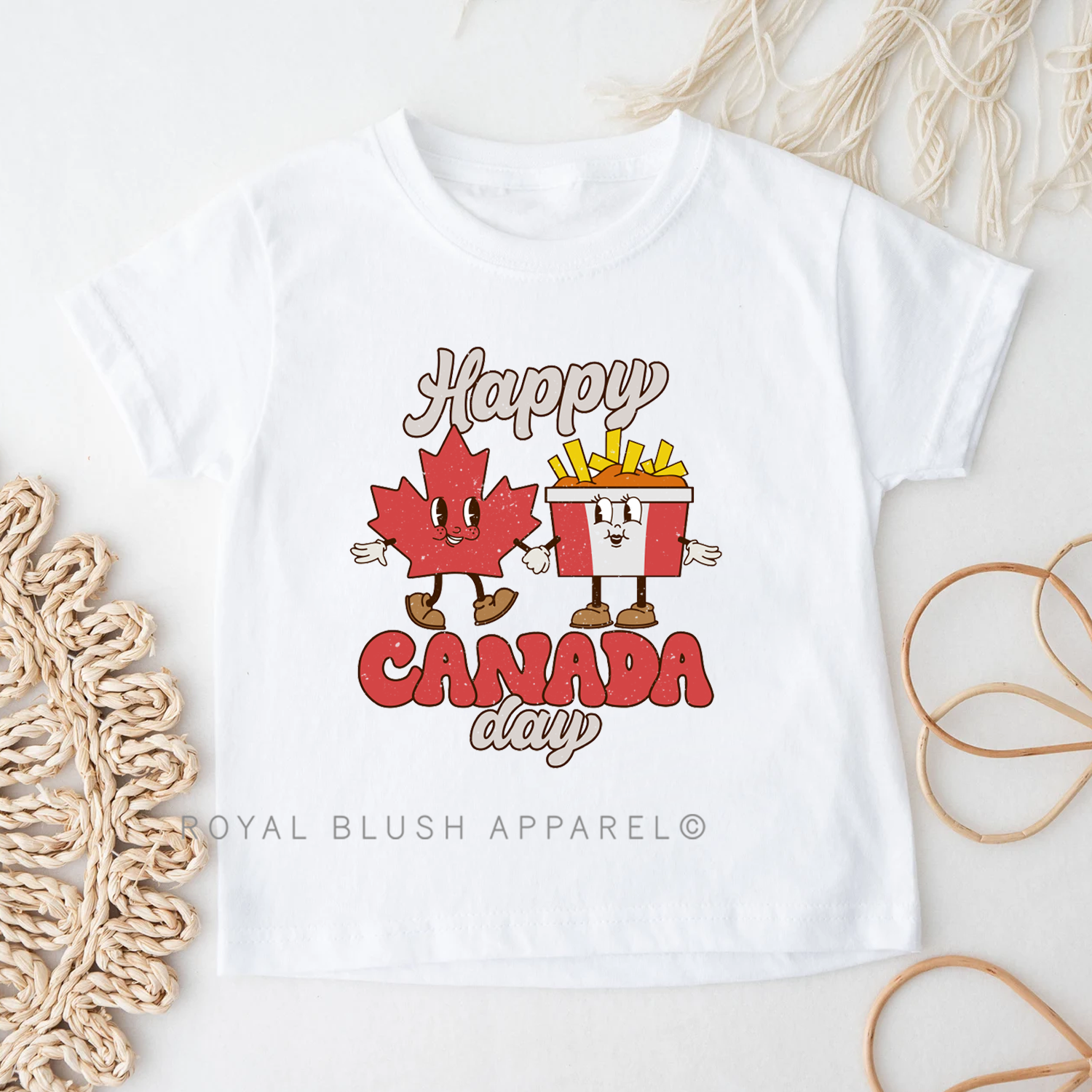 T-shirt de bonne fête du Canada pour les jeunes