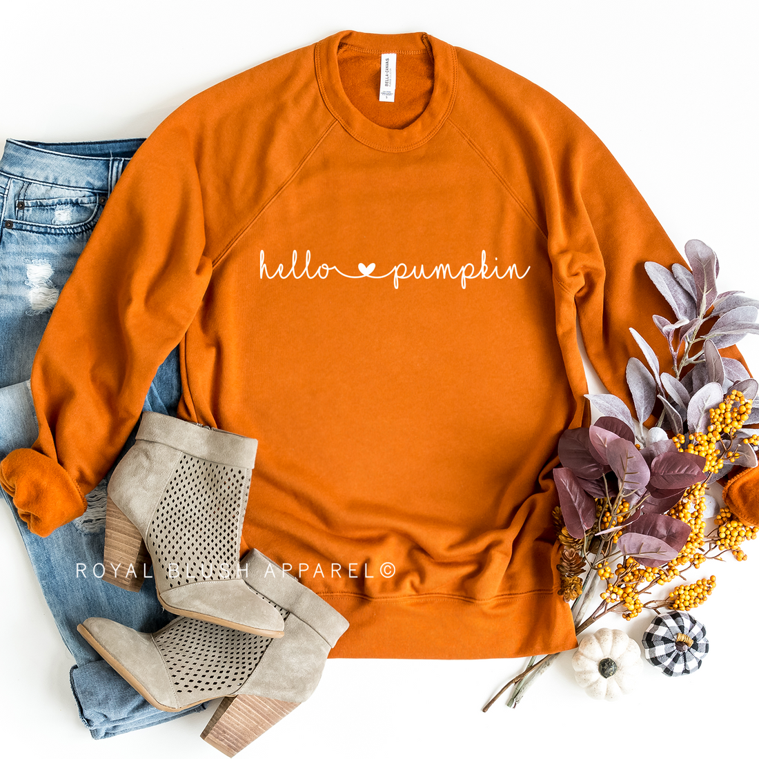 Hello♥Pumpkin Babe Crewneck