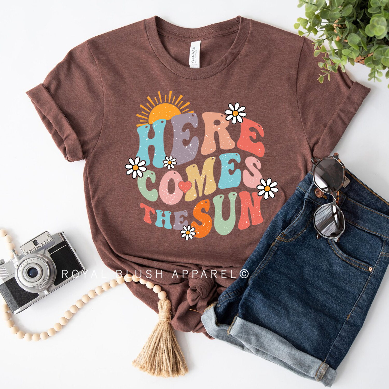 Here Comes The Sun Relaxed Unisex T-shirt