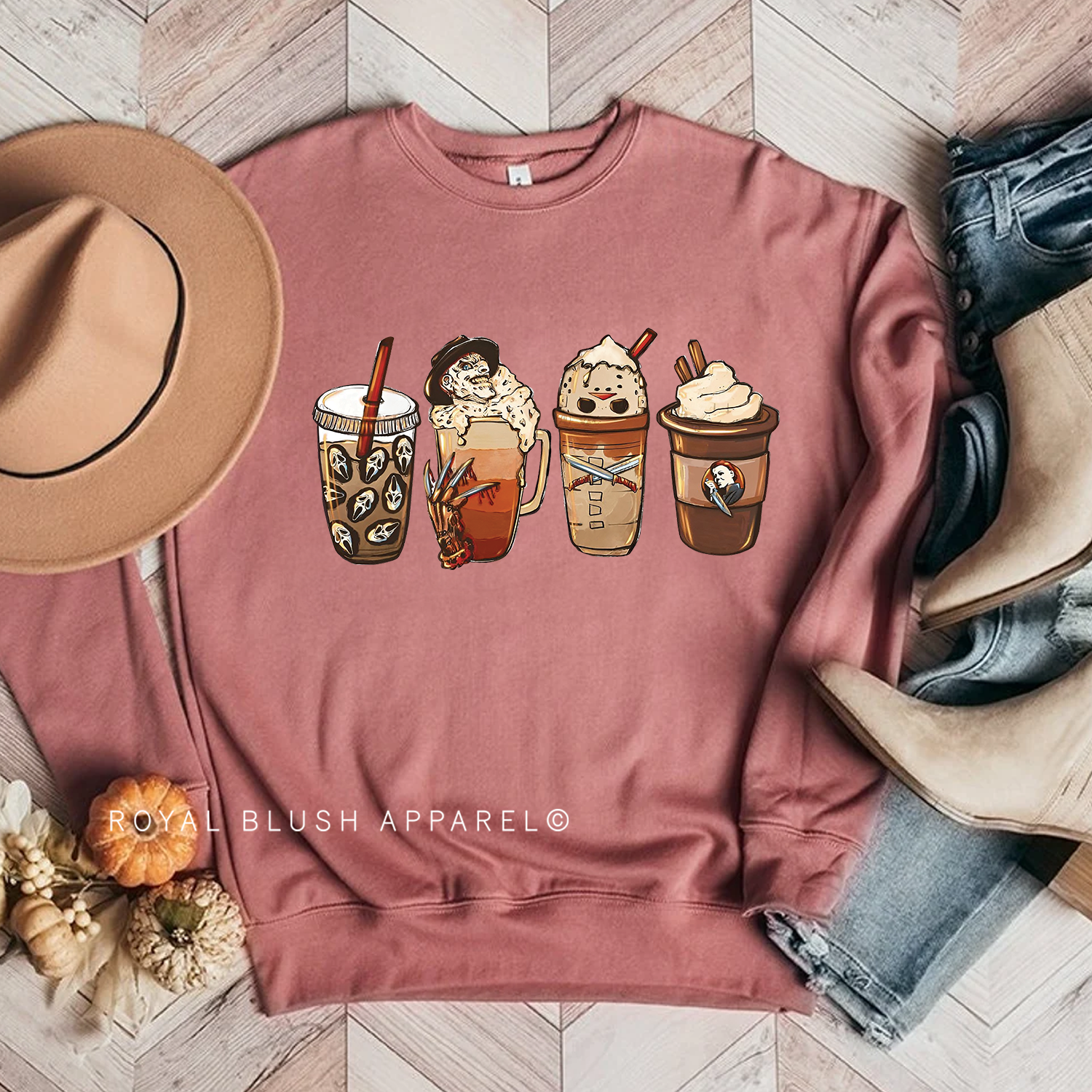 Horror Coffee Babe Crewneck