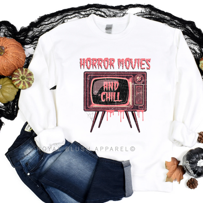 Horror Movies And Chill Sweatshirt