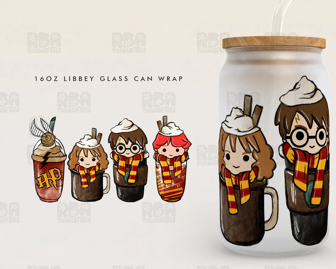 HP Coffees Iced Coffee Glass