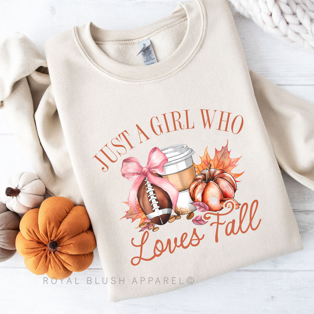 Just A Girl Who Loves Fall Sweatshirt