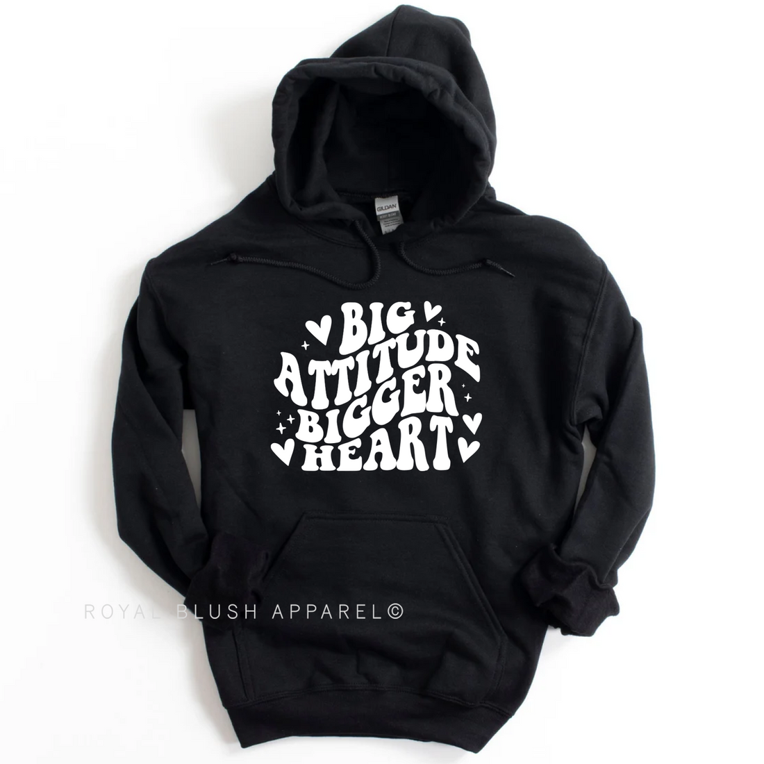 Big Attitude Bigger Heart Unisex Hoodie