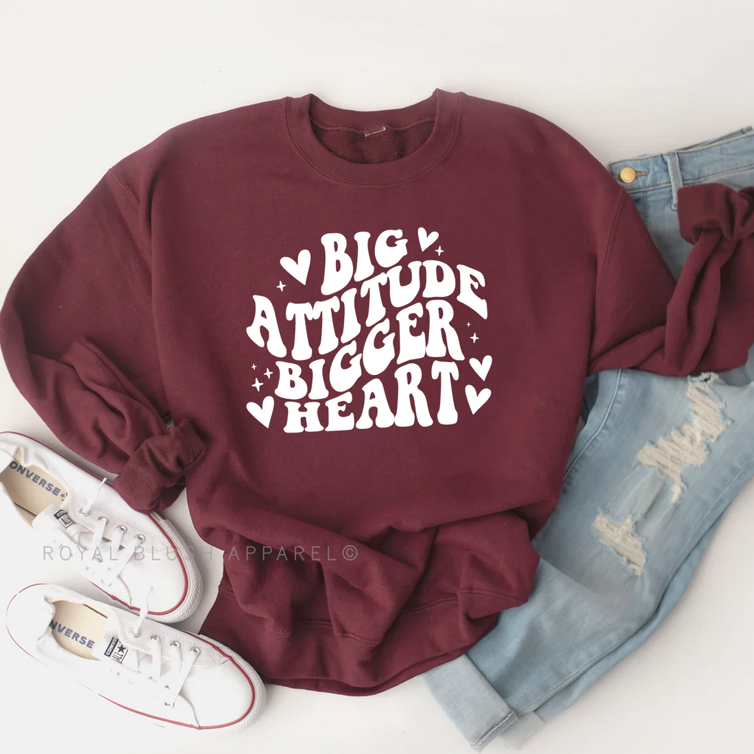 Big Attitude Bigger Heart Sweatshirt