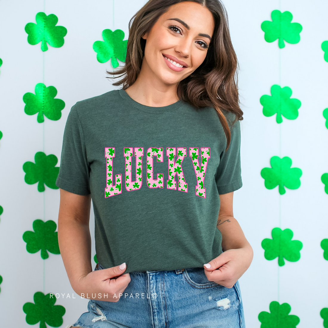 Lucky Pink Relaxed Unisex T-shirt