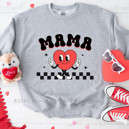 Mama Heart Icon Sweatshirt