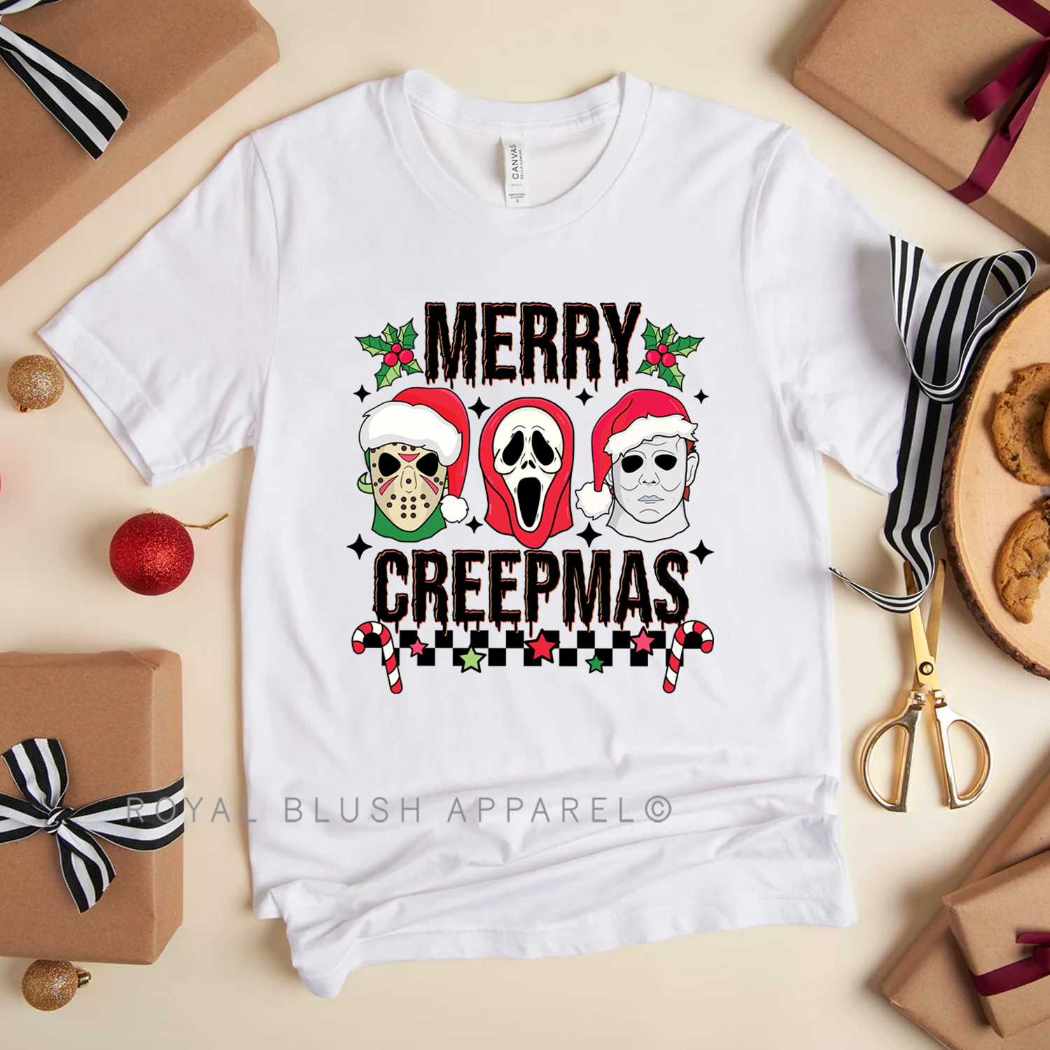 Merry Creepmas Relaxed Unisex T-shirt