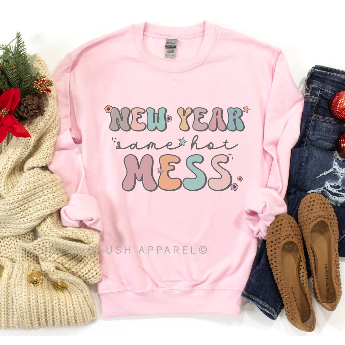 New Year Same Hot Mess Sweatshirt