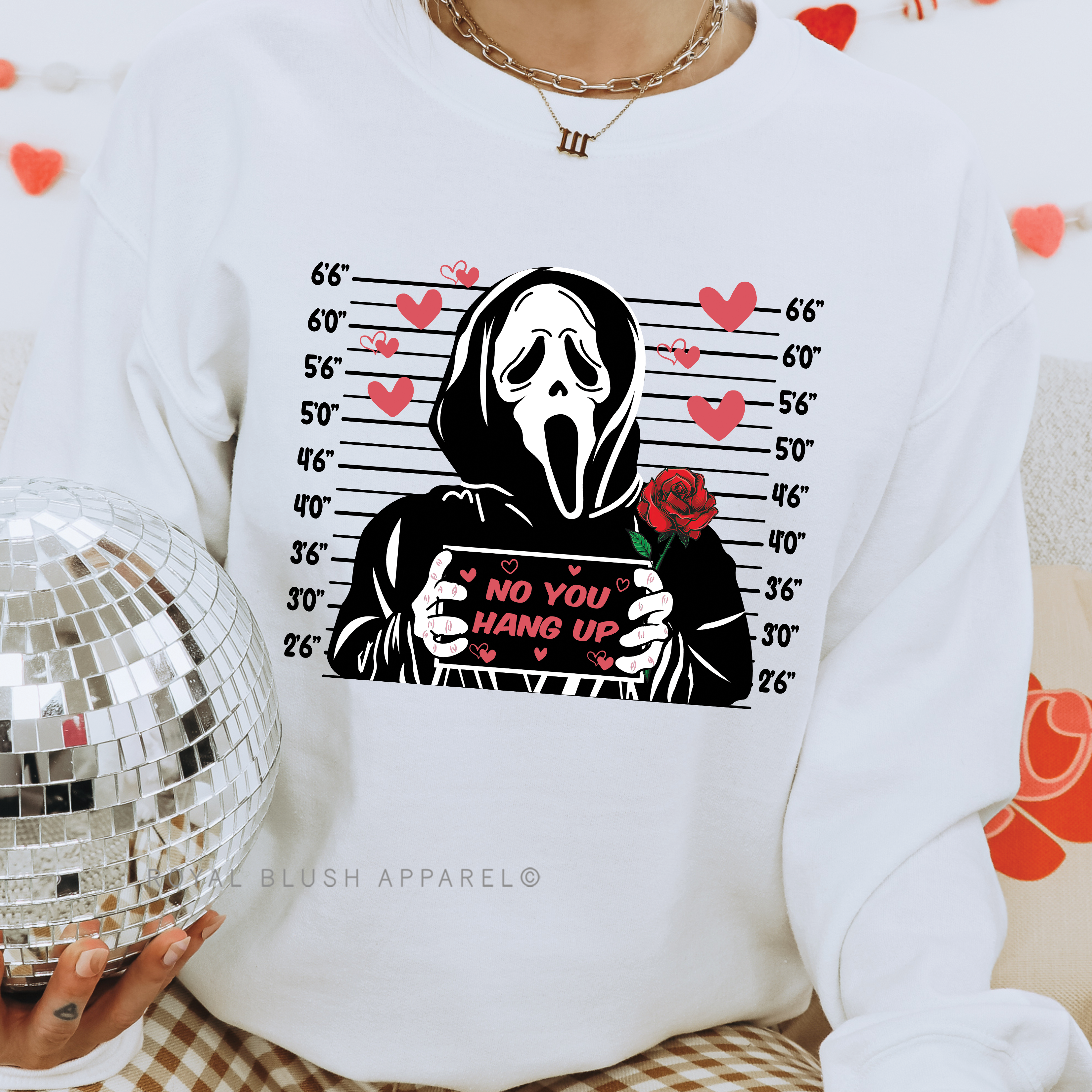 Ghost Face No You Hang Up Jail Sweatshirt