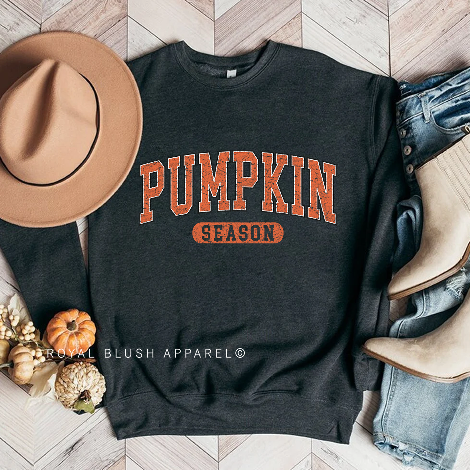 Orange PUMPKIN SEASON Babe Crewneck