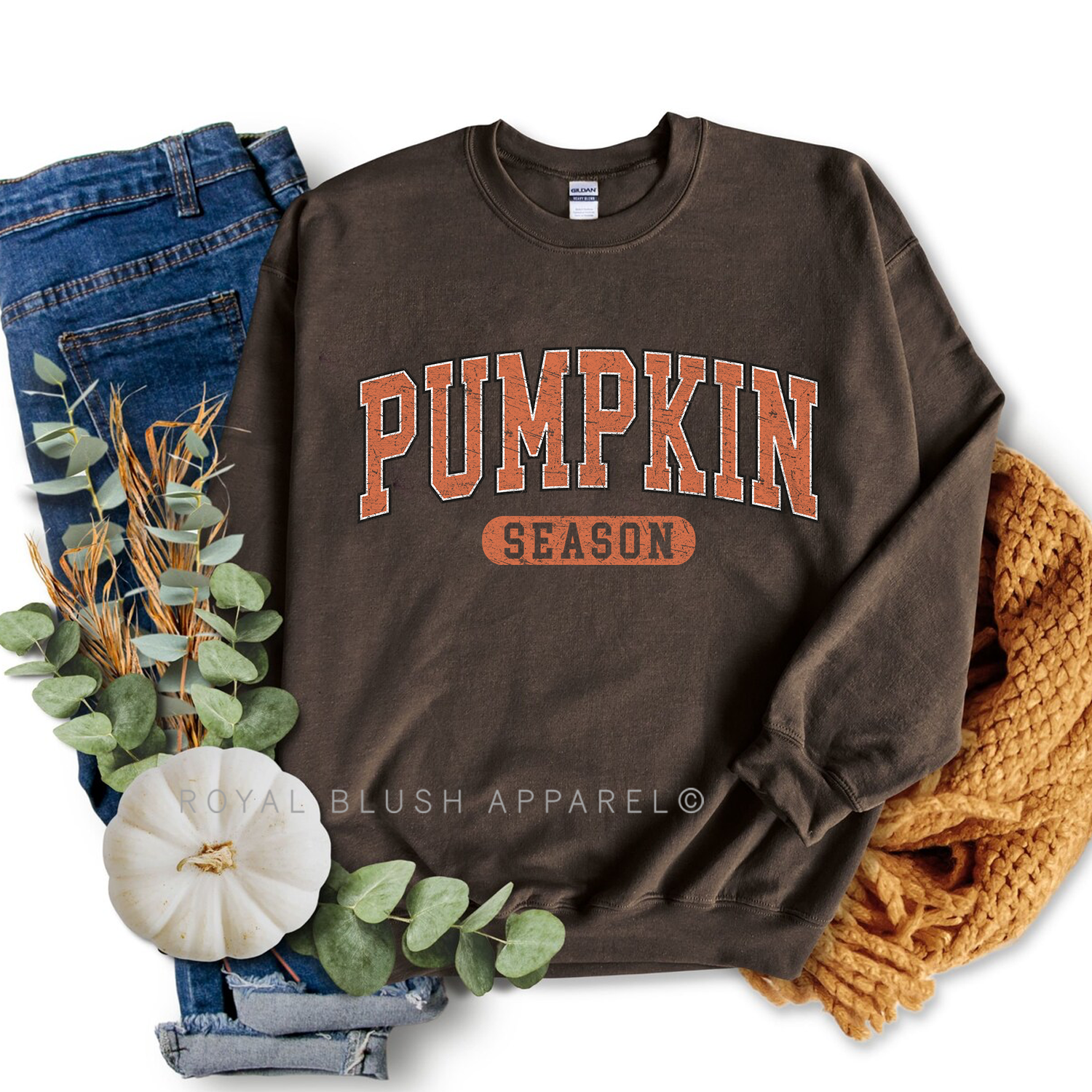 Orange PUMPKIN SEASON Sweatshirt