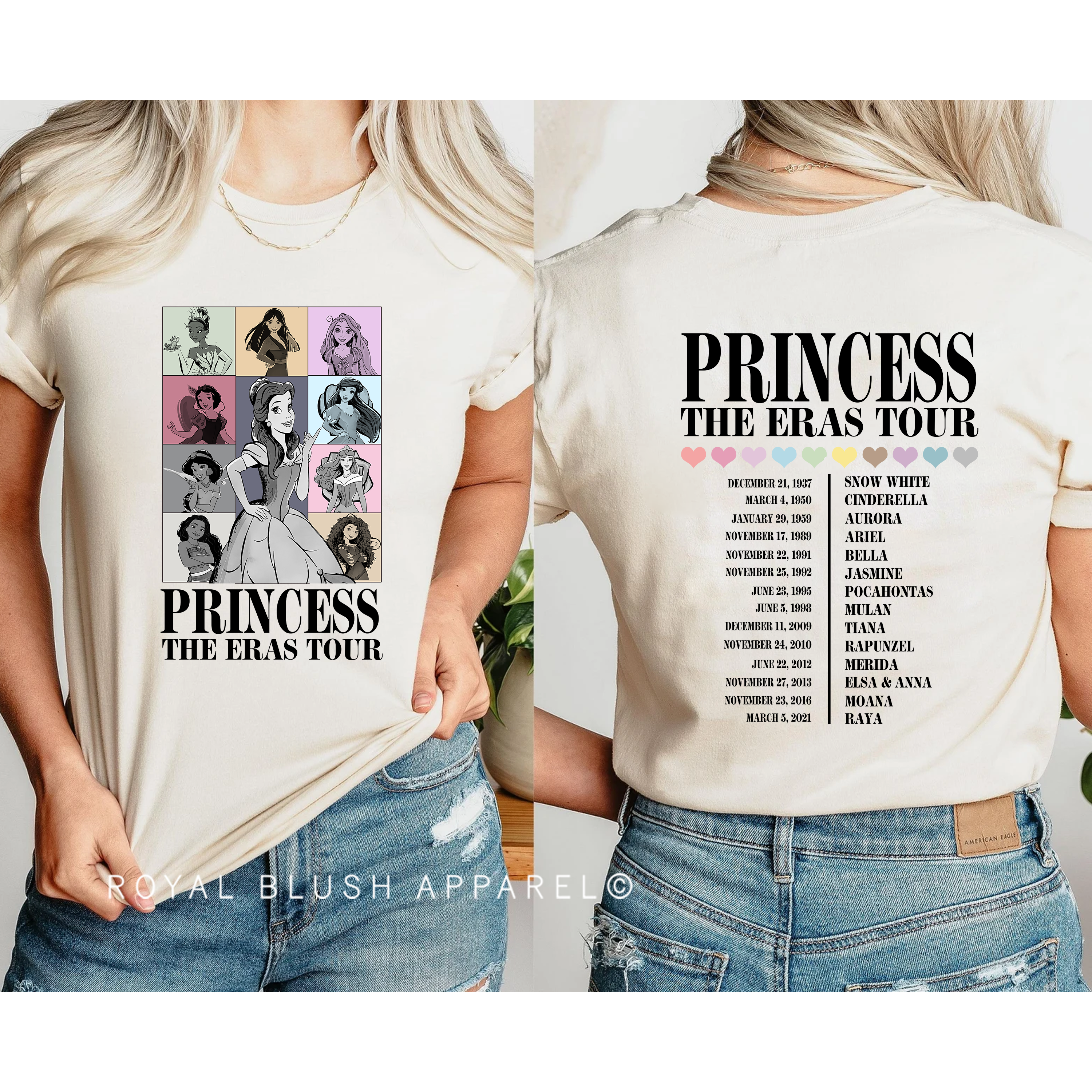 Princess The Eras Tour Relaxed Unisex T-shirt