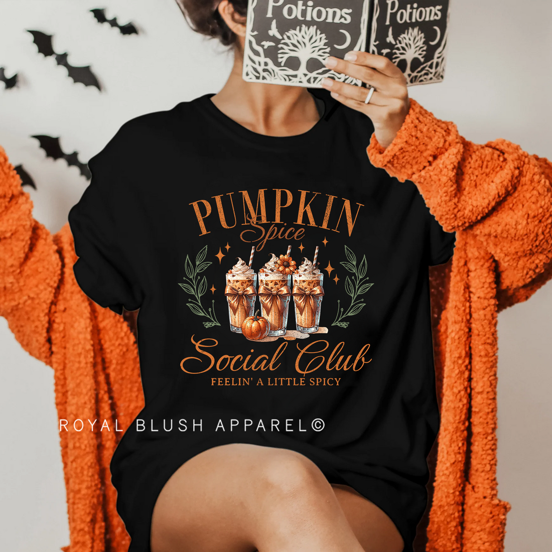 Pumpkin Spice Social Club Relaxed Unisex T-shirt