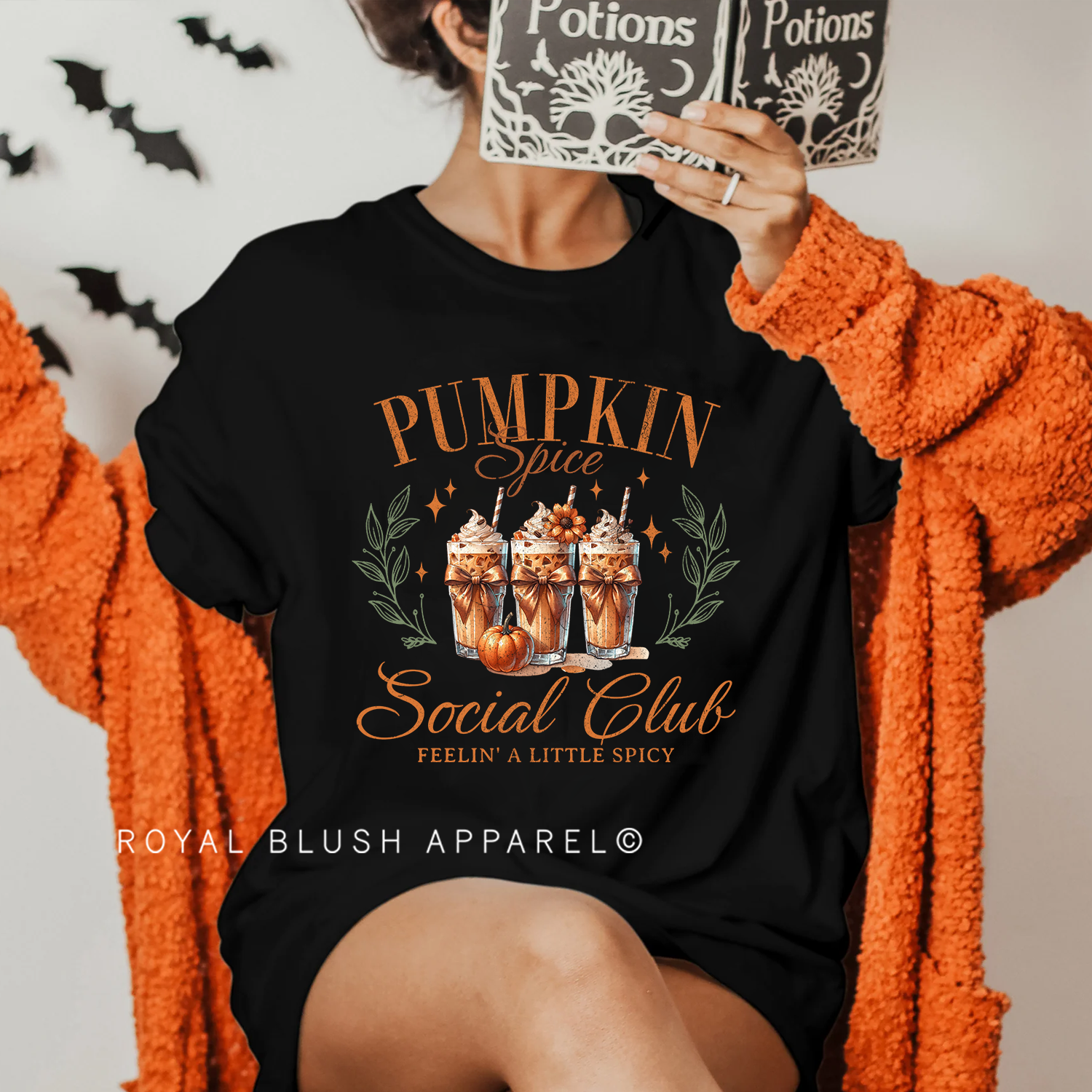 Pumpkin Spice Social Club Relaxed Unisex T-shirt