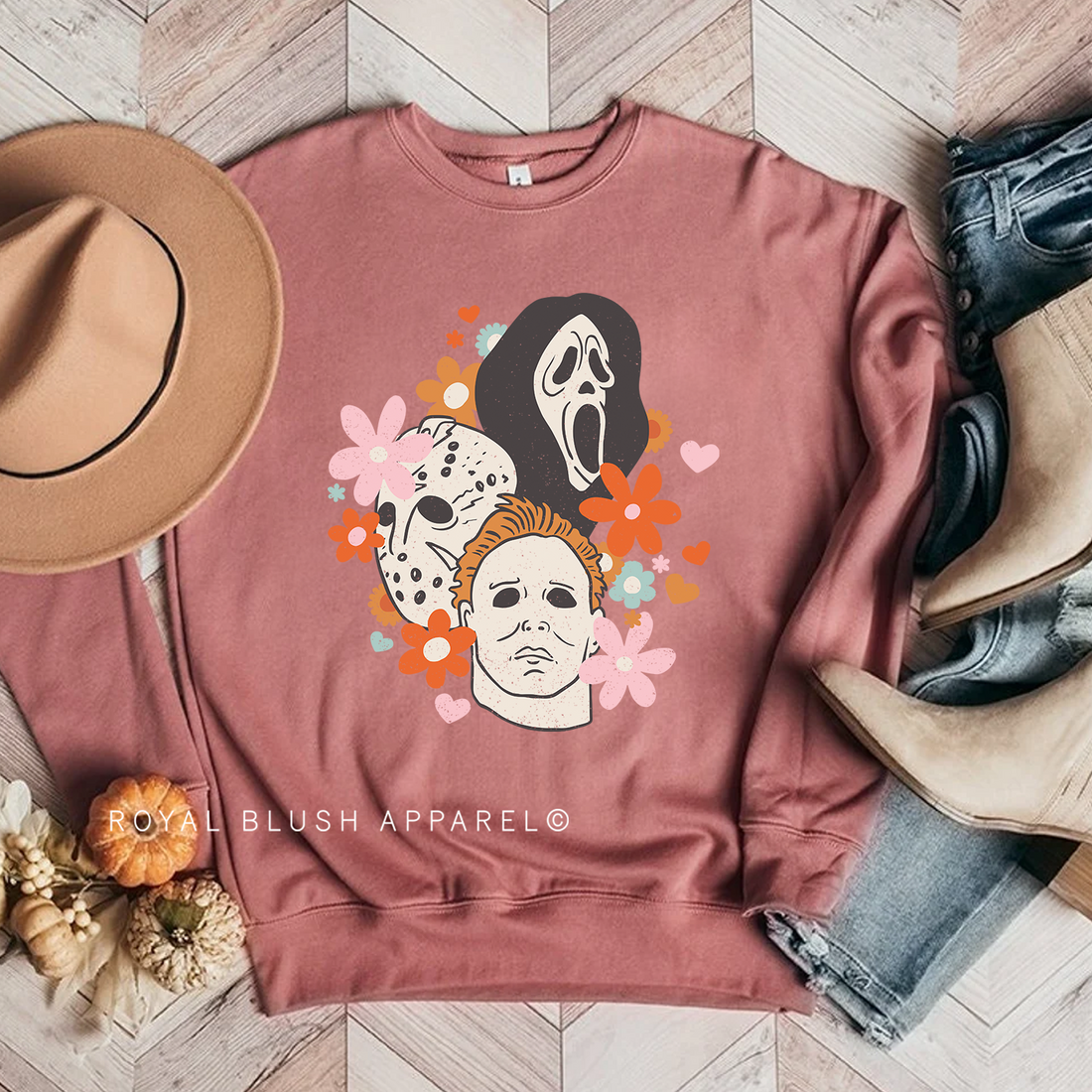 Retro Horror Babe Crewneck